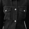 La veste en denim de-Nîmes Veste en denim ajustée La veste en denim de-Nîmes Veste en denim ajustée