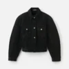 La veste en denim de-Nîmes Veste en denim ajustée La veste en denim de-Nîmes Veste en denim ajustée