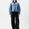 La veste en denim de-Nîmes Veste en denim cintrée La veste en denim de-Nîmes Veste en denim cintrée