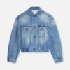 La veste en denim de-Nîmes Veste en denim cintrée La veste en denim de-Nîmes Veste en denim cintrée