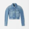 La veste en denim Ovalo de Nîmes Veste en denim courbée