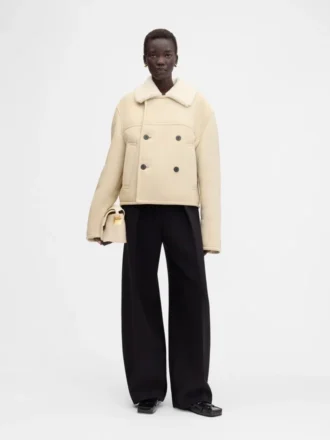 La veste Mojave Veste en peau lainée à double boutonnage