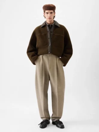 La veste Pelu Veste en peau lainée