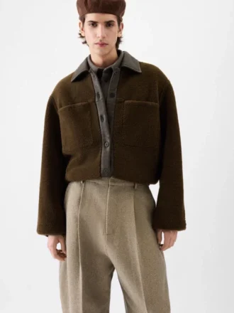 La veste Pelu Veste en peau lainée