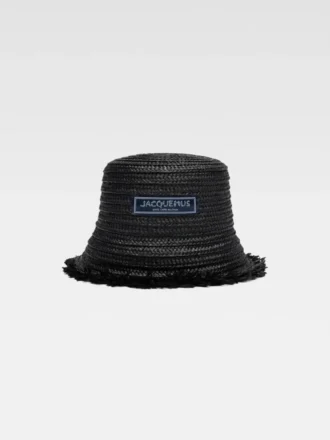 Le bob Bacino Chapeau en raphia effiloché Le bob Bacino Chapeau en raphia effiloché