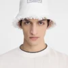 Le bob Bacino Chapeau en raphia effiloché Le bob Bacino Chapeau en raphia effiloché