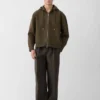 Le cardigan à capuche en piqué Cardigan à capuche en maille piquée