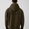 Le cardigan à capuche en piqué Cardigan à capuche en maille piquée
