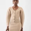 Le cardigan Doppio Cardigan arrondi Le cardigan Doppio Cardigan arrondi