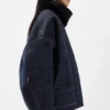 Le cardigan en denim de-Nîmes Cardigan en denim
