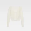 Le cardigan Jacquemus Cardigan à logo Fluffy Charm Le cardigan Jacquemus Cardigan à logo Fluffy Charm