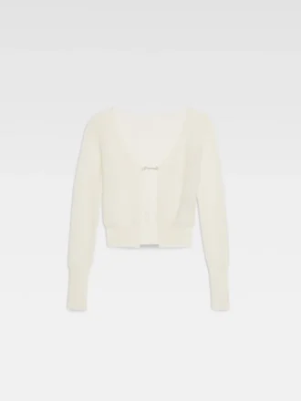 Le cardigan Jacquemus Cardigan à logo Fluffy Charm