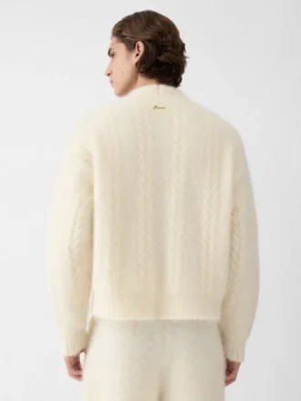 Le cardigan Nuvola Cardigan boutonné en mohair