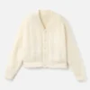 Le cardigan Nuvola Cardigan boutonné en mohair