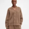 Le cardigan Nuvola Cardigan boutonné en mohair