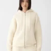 Le cardigan zippé Nuvola Cardigan zippé en mohair