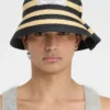Le chapeau Vela Chapeau bob en raphia plié Le chapeau Vela Chapeau bob en raphia plié