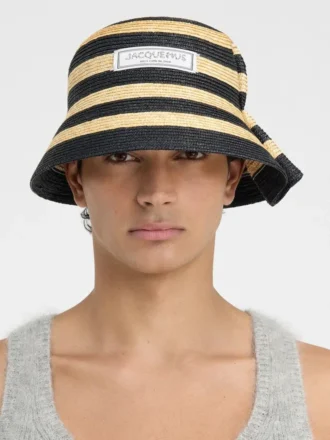 Le chapeau Vela Chapeau bob en raphia plié Le chapeau Vela Chapeau bob en raphia plié