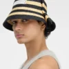 Le chapeau Vela Chapeau bob en raphia plié Le chapeau Vela Chapeau bob en raphia plié