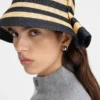 Le chapeau Vela Chapeau bob en raphia plié Le chapeau Vela Chapeau bob en raphia plié