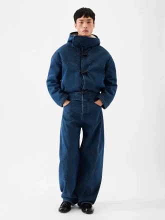 Le duffle-coat en denim de-Nîmes Duffle-coat en denim Le duffle-coat en denim de-Nîmes Duffle-coat en denim