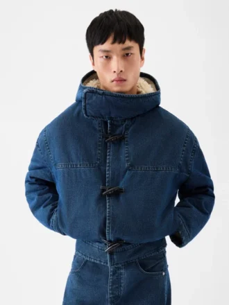 Le duffle-coat en denim de-Nîmes Duffle-coat en denim Le duffle-coat en denim de-Nîmes Duffle-coat en denim