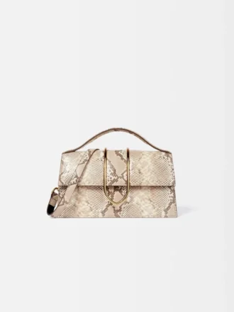 Le grand sac à bandoulière Bambino à rabat métallique