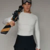 Le haut à col montant Jacquemus + Nike Haut à manches longues – Collaboration Jacquemus + Nike Le haut à col montant Jacquemus + Nike Haut à manches longues – Collaboration Jacquemus + Nike