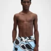 Le maillot de bain Puntini Short de bain imprimé Wavy Psyche