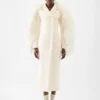 Le manteau Boa Manteau Boa en peau lainée