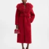 Le manteau long Pilou Manteau long en peau lainée Le manteau long Pilou Manteau long en peau lainée