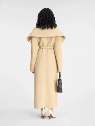 Le manteau Telo Manteau long en peau lainée Le manteau Telo Manteau long en peau lainée