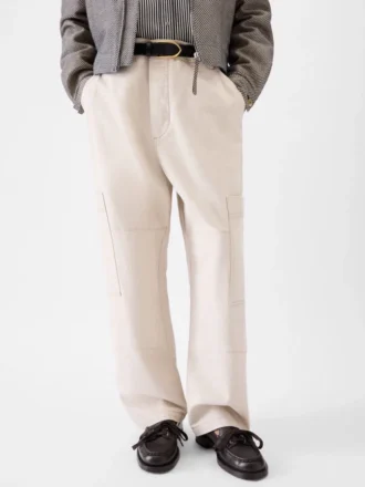 Le pantalon cargo en denim Carré de Nîmes Jean cargo