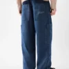 Le pantalon cargo en denim Carré de Nîmes Jean cargo