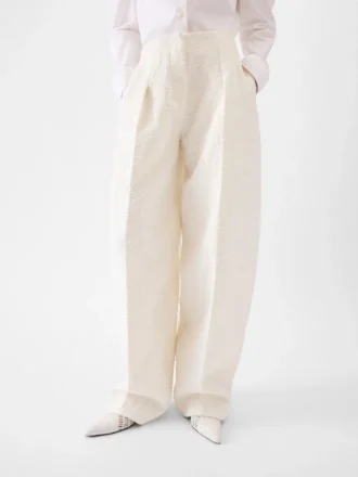 Le pantalon Curvo Pantalon large et incurvé