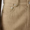 Le pantalon droit en denim de-Nîmes Jean à coupe droite