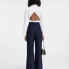 Le pantalon Sauge Pantalon évasé taille haute Le pantalon Sauge Pantalon évasé taille haute