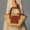 Le petit panier Soli Sac panier de plage en raphia Le petit panier Soli Sac panier de plage en raphia