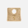 Le petit sac carré Spiaggia Petit sac carré en raphia Le petit sac carré Spiaggia Petit sac carré en raphia