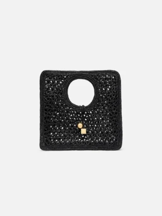 Le petit sac carré Spiaggia Petit sac carré en raphia