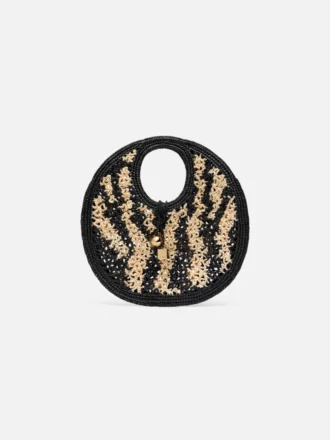 Le petit sac rond Spiaggia Petit sac rond en raphia