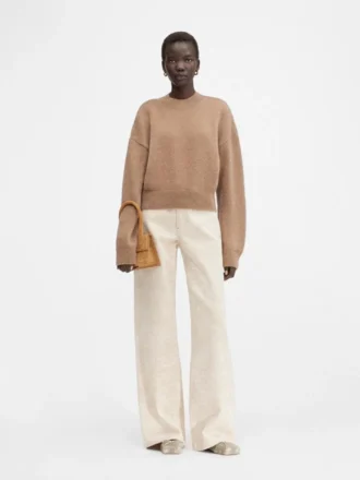 Le pull en maille Jacquard logo Jacquemus