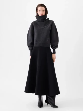 Le pull en maille Pallone Pull à col roulé large