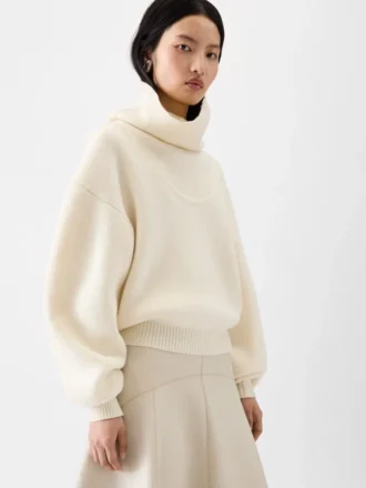 Le pull en maille Pallone Pull à col roulé large