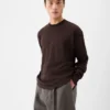 Le pull à manches longues Lino Pull signature en jacquard Le pull à manches longues Lino Pull signature en jacquard