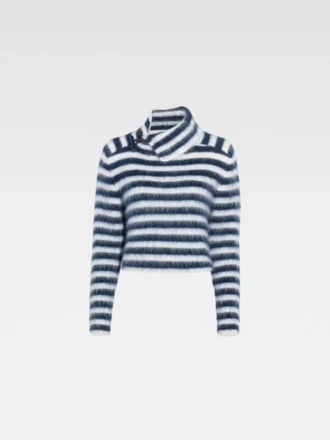 Le pull Marina Pull en mohair rayé Le pull Marina Pull en mohair rayé