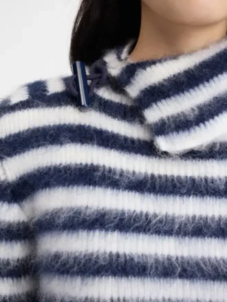 Le pull Marina Pull en mohair rayé Le pull Marina Pull en mohair rayé