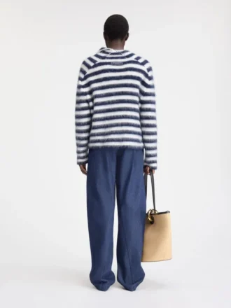 Le pull Marina Pull en mohair rayé