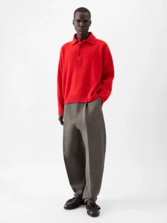 Le pull Polo en maille style vareuse Pallone