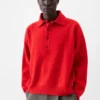 Le pull Polo en maille style vareuse Pallone Le pull Polo en maille style vareuse Pallone